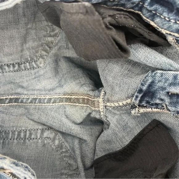 MISS ME JEANS Women’s JE534OB5X Boot Distressed knees embellished pockets sz 25 - Picture 14 of 14